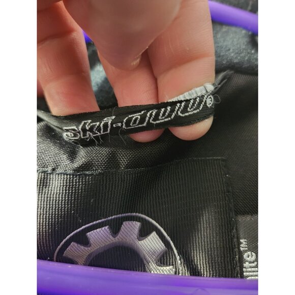 Ski-Doo BRP Youth Size 12 Winter Suit Coat And Pants Black And Yellow Pre-Owned - Picture 4 of 10